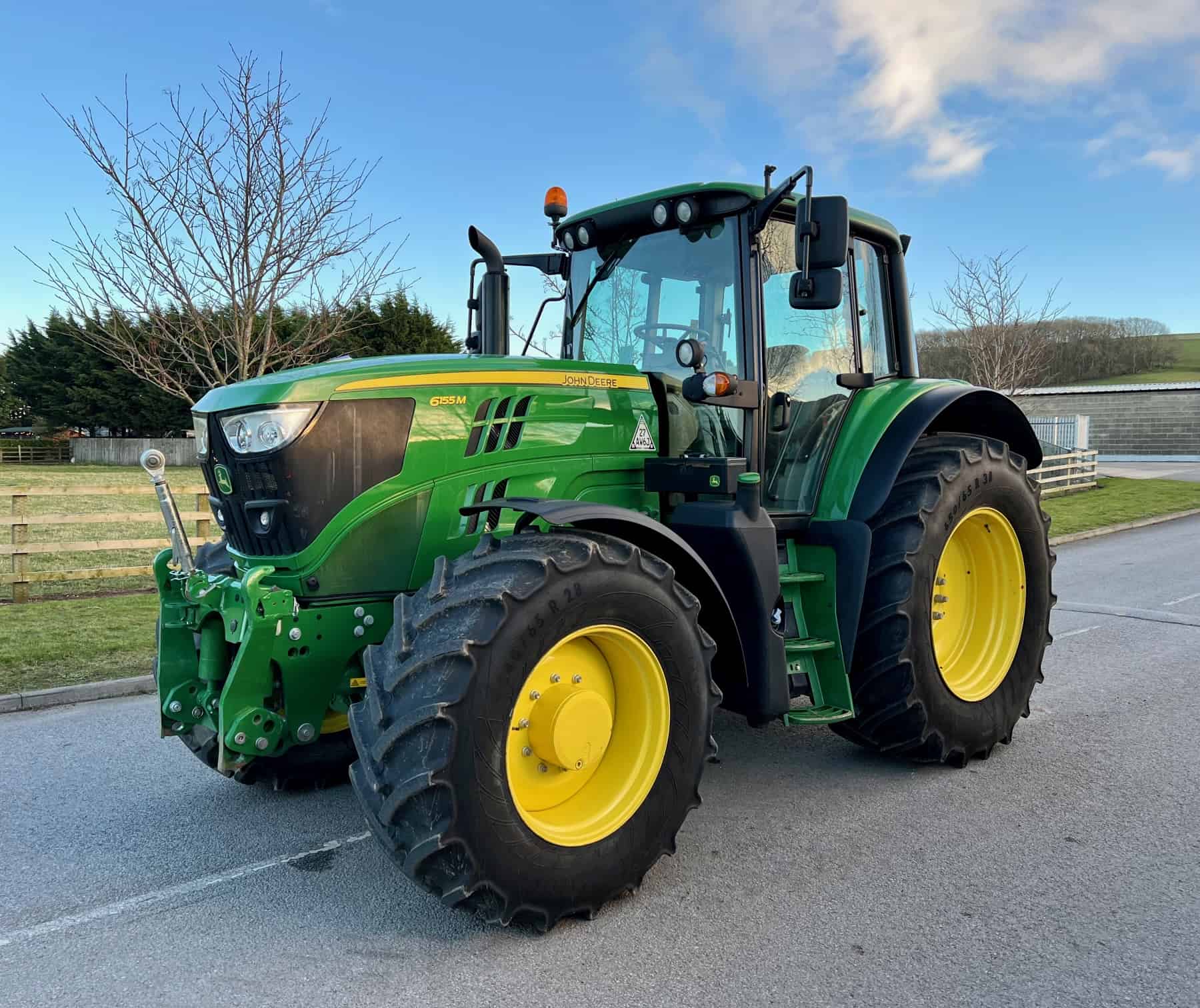 John Deere 6155m Front Links Video Inside Gm Stephenson Ltd 7657